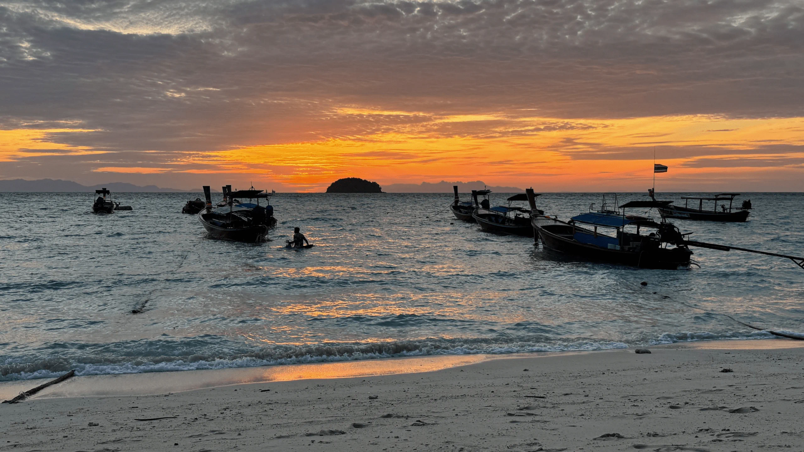 Wschód na plaży Sunrise