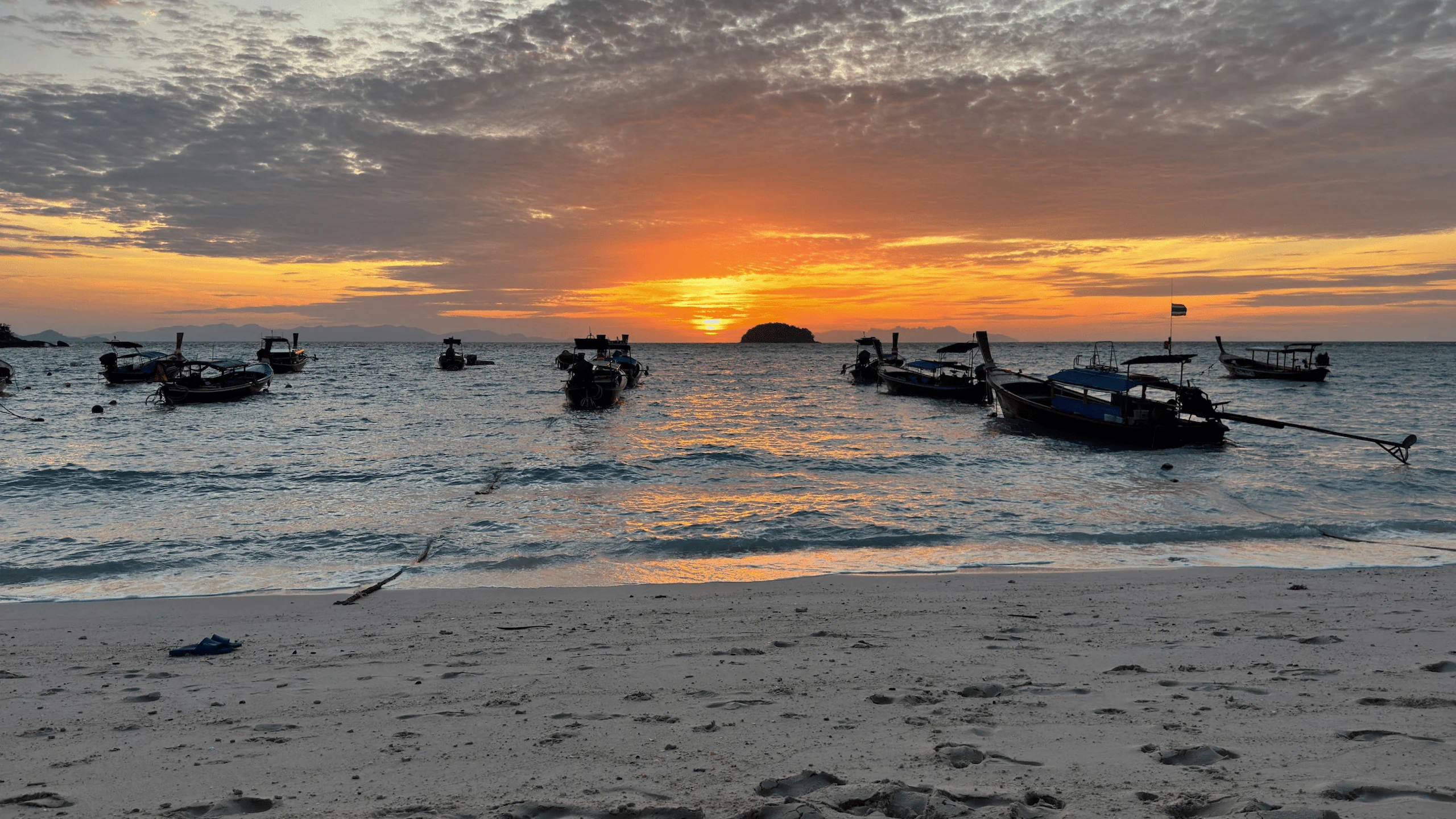 Wschód na plaży Sunrise