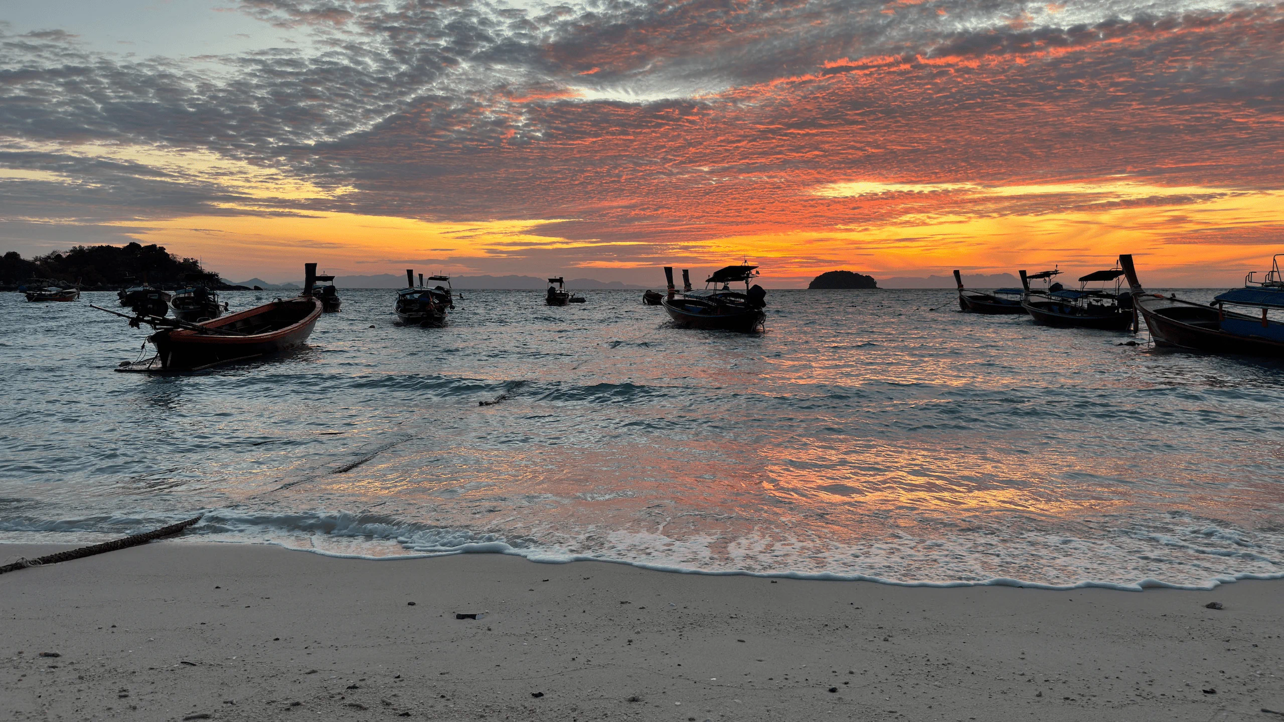 Wschód na plaży Sunrise